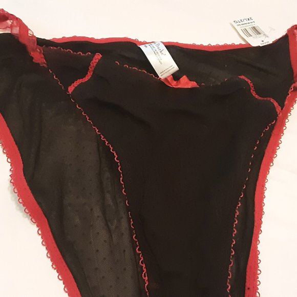 New with Tag Delta Burke Underwear Black and Red size 9 2xl - Picture 2 of 5